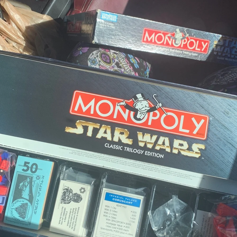 Monopoly Star Wars Classic Trilogy Edition Parker Bros. NEW Open Box - Picture 6 of 12